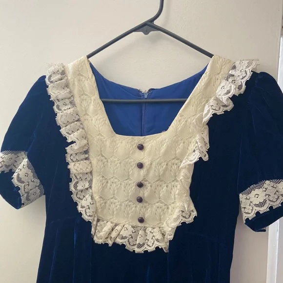 Vintage | Dresses | Vintage Stunning Blue Velvet Baby Doll Empire Type Dress | Poshmark Vintage | Dresses | Vintage Stunning Blue Velvet Baby Doll Empire Type Dress | Poshmark